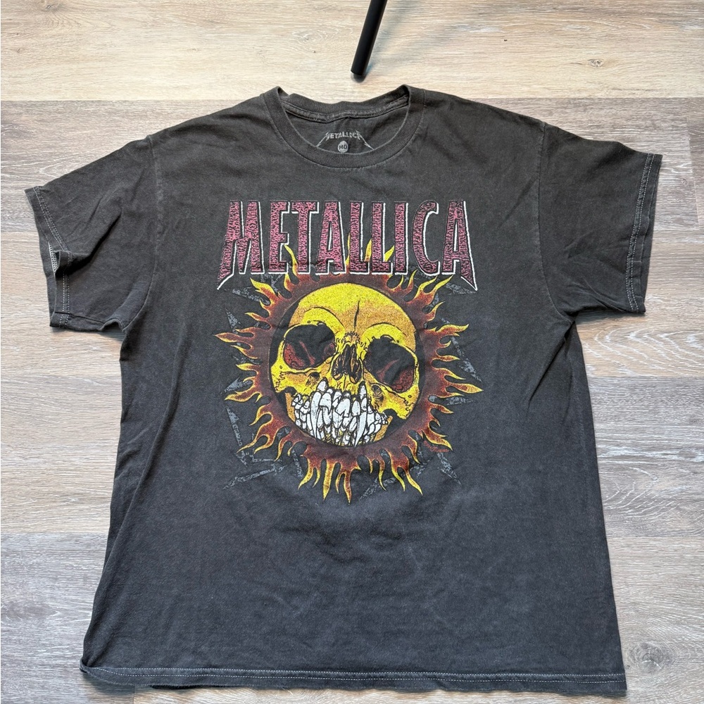 Urban Outfitters Black Metallica Graphic Tee